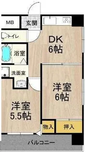 JMRレジデンス新大阪【10階】の間取り