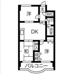 グレイス泉丘【1階】の間取り