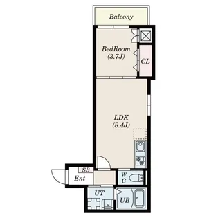 atria 井高野【3階】の間取り