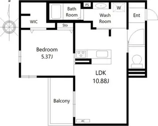 メゾン・リシェス【2階】の間取り