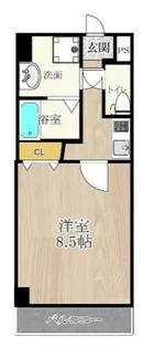 CITY SPIRE上新庄【5階】の間取り