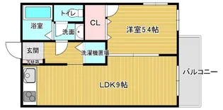 フレグランス玉井【1階】の間取り