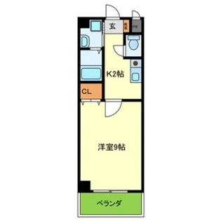 カルム千里【3階】の間取り