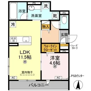 D-residence中桜塚【3階】の間取り