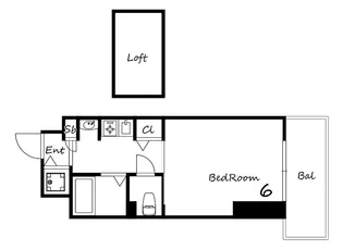 エステムコート新大阪IIIステーションプラザ【9階】の間取り