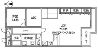 第2サンハイツ緑地公園【4階】の間取り