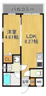 ガレリア大阪空港I【3階】の間取り