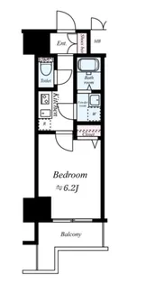 レジュールアッシュPREMIUM TWIN−I【7階】の間取り