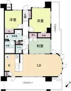 レジディア千里万博公園【8階】の間取り