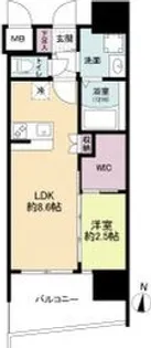 セレニテ新大阪ミラク弐番館【10階】の間取り