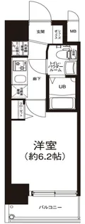 エグゼ江坂WEST【4階】の間取り