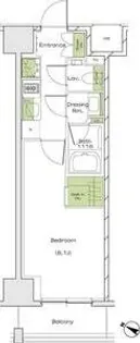 ザ・パークハビオ塚本【13階】の間取り