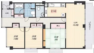 豊中ホームズ【1階】の間取り