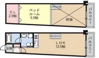 STADION【4階】の間取り