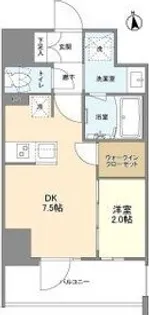 バウスフラッツ新大阪【10階】の間取り