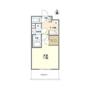 ウェルスクエア豊中服部【3階】の間取り