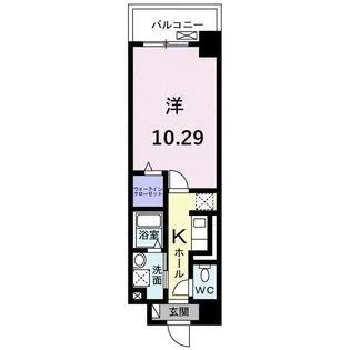 ボンサンテ南千里【2階】の間取り