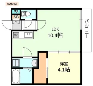 SOAR豊中庄内【3階】の間取り