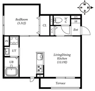 メゾン・リシェス【2階】の間取り
