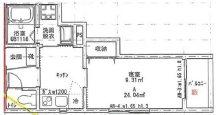 グレイスコート塚本【3階】の間取り