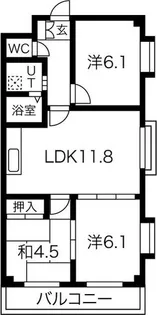 ラ メゾン ブリエ【3階】の間取り