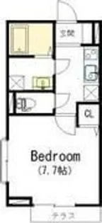 フォレスト刀根山【1階】の間取り