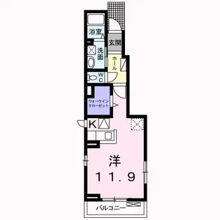 ブリーズ・ソレイユ【1階】の間取り