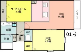 プレシャス神崎川【2階】の間取り