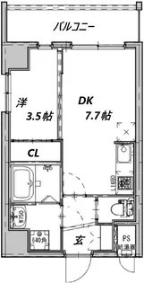 SOL ESTRADA【6階】の間取り
