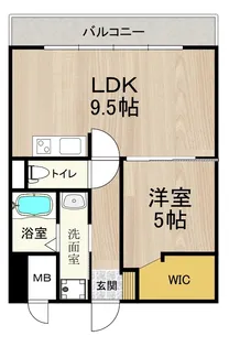 パークモダン新大阪【10階】の間取り