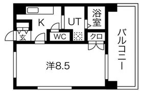クレアート新大阪セレニティ【6階】の間取り