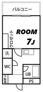 アムール豊中北【5階】の間取り