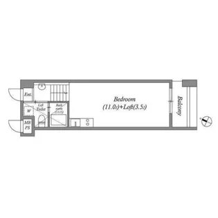 Cosmo Life Katayama【6階】の間取り