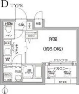 エスリード新大阪グランゲートノース【7階】の間取り