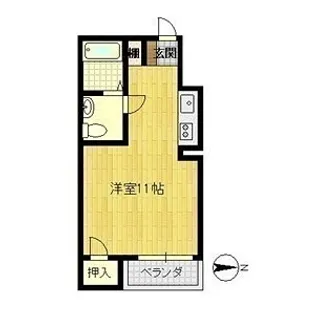 エバーグリーン新大阪【2階】の間取り