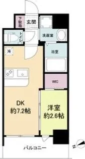 セレニテ江坂アリア【2階】の間取り