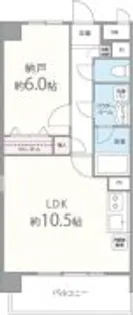 ベロ クオーレ三国【4階】の間取り