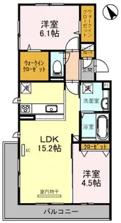 Believe Hirano【2階】の間取り