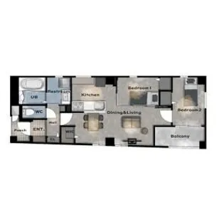 VEINZ SUITA【7階】の間取り