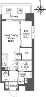 コンフォリア江坂江の木町Q【8階】の間取り