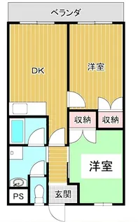 ビスタ穂波公園【5階】の間取り