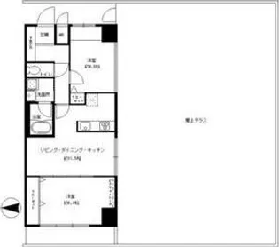 ルーエ江坂【10階】の間取り