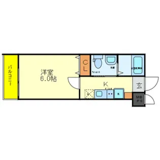 Wins Court Hattori【3階】の間取り