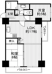 花川アーバンライフ【4階】の間取り