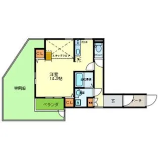 FORESTA末広【1階】の間取り