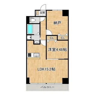 GROOVE豊中レジデンス【1階】の間取り