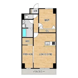 GROOVE豊中レジデンス【1階】の間取り