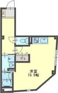 ブルーム関大前【2階】の間取り