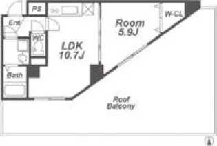 第6アローズ緑地公園【7階】の間取り