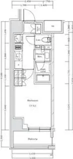 ザ・パークハビオ江坂公園【8階】の間取り